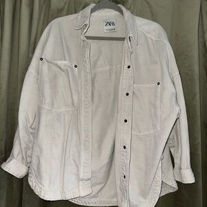 Zara Cream Button Up